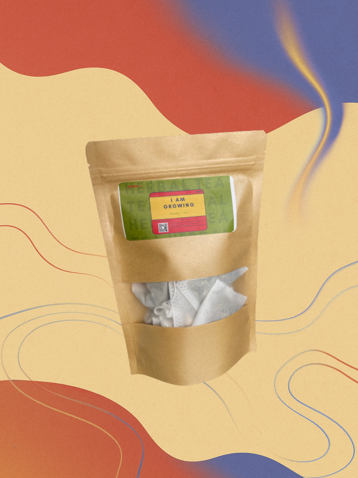 I Am Growing Herbal Tea: Hair Growth & Restoration (12 Tea Bags) - ASTROherbs